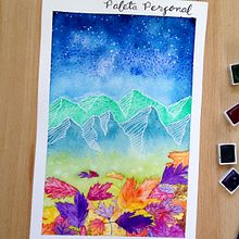 Mi proyecto del curso: Creación de paletas de color con acuarela. Watercolor Painting project by Mayra Ivette López Meneses - 02.25.2020