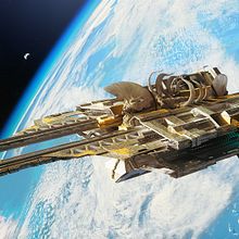 Nave transportadora KAIJU. Un progetto di 3D, Animazione 3D, Cinema, video e TV, Arte concettuale, Lighting design, Scenografia, Fotografia digitale, Illuminazione fotografica, Postproduzione fotografica e VFX di Ro Bot - 25.02.2020