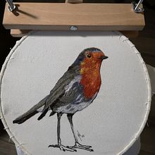 Mi Proyecto del curso: Pintar con hilo: técnicas de ilustración textil. Embroider project by Alejandra Cubero Murillo - 02.25.2020