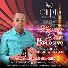 Ohpra Bar And Lounge Presenta: Marino Diaz (El Explosivo). Un projet de Art urbain, Design graphique , et Publicité de Nelson Cirineo - 06.11.2018