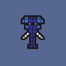 Ninja Elephant Pixel. Graphic Design project by andi_moh_bangsawan - 02.25.2020