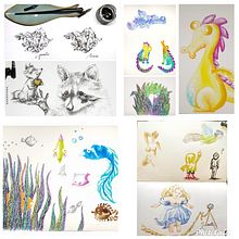 Mi Proyecto del curso: Técnicas de ilustración para desbloquear tu creatividad. Un progetto di Illustrazione tradizionale di Sara Sánchez - 25.02.2020