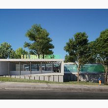 CDI Cuna de Campeones. 3D, Architecture, Digital Architecture, Photograph, and Post-production project by Gustavo Correa - 02.27.2018