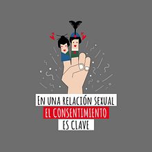 Campaña de Prevención de Agresiones Sexistas "En una relación sexual EL CONSENTIMIENTO ES CLAVE"  Por un Carnaval SIN agresiones sexistas.. Un proyecto de Diseño gráfico de Mercedes CAMACHO - 26.02.2020