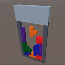 Tetris con Realidad Aumentada. Un proyecto de 3D, Animación, Animación 3D, Desarrollo de videojuegos y Diseño de juegos de Marco Antonio Gómez Ramírez - 19.10.2019