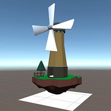 Molino de Viento!!! . Un proyecto de 3D, Animación, Animación 3D, Diseño digital, Diseño gráfico y Modelado 3D de Marco Antonio Gómez Ramírez - 26.02.2020