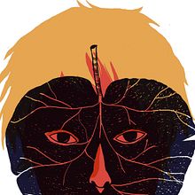 El señor de las moscas. Ilustração tradicional, e Serigrafia projeto de Ina Hristova - 26.02.2020