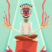 Mi Proyecto del curso: Ilustración geométrica con volumen. Un proyecto de Ilustración tradicional e Ilustración digital de Pedro Silva - 26.02.2020