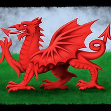 St David's Day. Un progetto di Disegno artistico e Illustrazione digitale di Tom Marshall - 27.02.2020