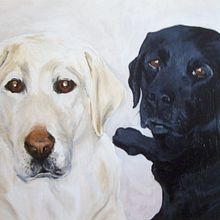 dogs. Un projet de Peinture à l'huile de miet_drijkoningen - 27.02.2020