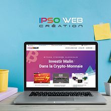 CryptoMalin.com - página web. Creativit, CSS, Web Development, Digital Design, Web Design, Writing, HTML, Infographics, JavaScript, Digital Marketing, and UX / UI project by IPSO WEB - 11.15.2019