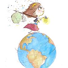 Illustration for Children - Adolfo Serra's course. Un proyecto de Ilustración infantil de Lily - 27.02.2020