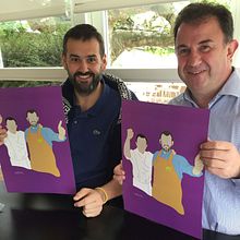 Ilustraciones alta cocina española /2016 Ein Projekt aus dem Bereich Traditionelle Illustration und Digitale Illustration von Omar Janaan - 08.08.2016