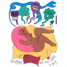 Insomnia, but not over a boy.. Un progetto di Disegno artistico, Creatività, Disegno e Illustrazione tradizionale di Elena Rosso - 28.07.2019