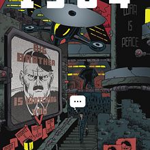 1984 de George Orwell. Projekt z dziedziny Kreat, wność, Grafika ed, torska, Trad, c, jna ilustracja, Ilustracja c i frowa użytkownika Alberto Peral Alcón - 28.02.2020