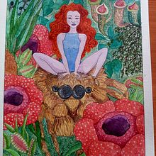 Mi Proyecto del curso: Animalario botánico: acuarela, tinta y grafito. Un proyecto de Dibujo artístico, Ilustración tradicional, Ilustración botánica y Pintura a la acuarela de Ángela Sayago Martínez - 28.02.2020