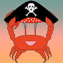 Mi Proyecto del curso: El cangrejo pirata. Projekt z dziedziny Trad, c, jna ilustracja i Ilustracje dla dzieci użytkownika Cristina Rubio - 29.02.2020