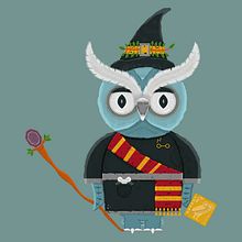 Neo, the wizard owl. Un progetto di Character design, Illustrazione tradizionale, Illustrazione digitale e Illustrazione vettoriale di Fred Vega - 01.03.2020