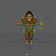 My project in Advanced Techniques for Rigging and Deformation course. 3D project by Jeff Chen - 03.01.2020