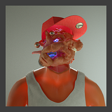 Real mutant. Un progetto di Animazione 3D, Animazione di personaggi, Character design 3D e Motion graphics di Jose Mateu - 29.01.2020