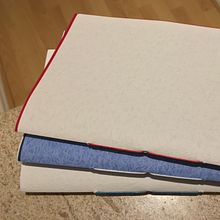 Meu projeto do curso: Técnicas de encadernação DIY. Bookbinding project by Carolina Martins - 12.22.2019
