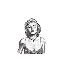 Marilyn, hecho con Procreate. Realistic Drawing project by Julian Santone - 03.03.2020