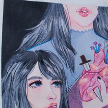 Broken heart. Un proyecto de Dibujo, Ilustración tradicional y Pintura a la acuarela de Alicia Sandoval - 01.05.2019