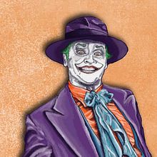 Ilustración Digital JOKER. Drawing, Digital Design, and Digital Illustration project by Verónica Martín - 01.11.2020