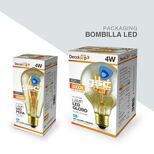 Packaging Bombilla LED GSC. Un proyecto de Diseño gráfico y Packaging de Mary Marco - 03.03.2020
