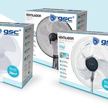 Packaging Ventiladores GSC. Un proyecto de Diseño gráfico y Packaging de Mary Marco - 03.03.2020