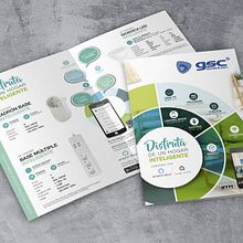 Díptico Productos Smarty. Projekt z dziedziny Br, ing i ident, fikacja wizualna i Projektowanie graficzne użytkownika Mary Marco - 03.03.2020