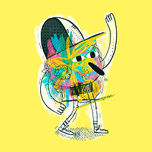 Explosión. Traditional illustration project by Pamela Moure Bisaglia - 03.03.2019