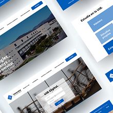 Web de la Universitat de les Illes Balears (UIB). Graphic Design, Web Design, and UX / UI project by Bel Llull - 10.03.2019
