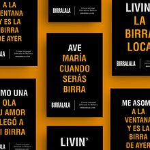 Birralala: Publicidad. Br, ing, Identit, Cop, writing, Poster Design, Graphic Design, Naming, Advertising, and Packaging project by Bel Llull - 01.24.2020