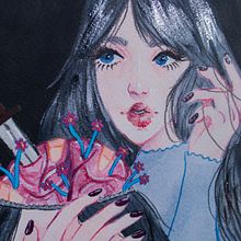 Tired mind. Un proyecto de Dibujo, Ilustración tradicional y Pintura a la acuarela de Alicia Sandoval - 01.05.2019