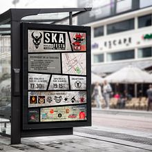 Cartel Skafesta (trobada de tabalers). Poster Design project by Patricia PHP - 03.04.2020