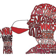 ENCATADOS Ruta de catas. Br, ing, Identit, Drawing, Graphic Design, and Traditional illustration project by Verónica Martín - 01.04.2019