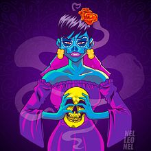 Mi Proyecto del curso: Ilustración vectorial: más volumen y rock and roll. Traditional illustration project by Leonel Sánchez Lezama - 07.16.2020