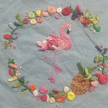 Inspiradisima en la Señorita Lylo . Embroider project by Adriana Alvarez - 03.05.2020