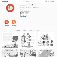 Mi Proyecto del curso: Creación de un porfolio de ilustración en Instagram. Mobile Marketing project by ceskvs - 03.05.2020