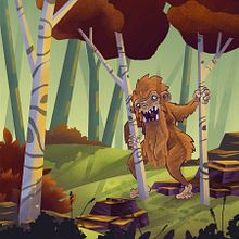 BIGFOOT. Projekt z dziedziny Projektowanie logot, pów, Projektowanie produktowe, Projektowanie graficzne, Trad, c i jna ilustracja użytkownika Adrian Rodriguez Amago - 05.03.2020