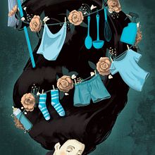 No solo es de mujeres. Een project van Traditionele illustratie van Angela Salinero - 05.03.2020