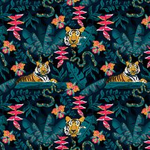 Tropical patterns.  project by German Parada Díaz - 03.05.2020