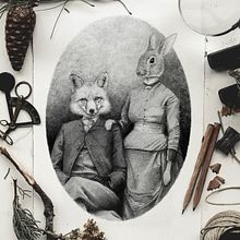 Old Family Album Pencil drawings. Un proyecto de Dibujo a lápiz de Mike Koubou - 06.03.2020