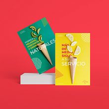 HELADERÍA, ¨EL POLO NORTE¨. Un proyecto de Diseño gráfico y Fotografía de Elsa López - 01.05.2019