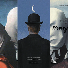 Proyecto de tríptico Magritte. Graphic Design project by bloknina - 03.06.2020