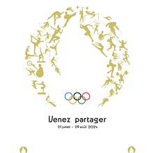 Proyecto cartel JJ.OO. París 2024. Poster Design, and Graphic Design project by bloknina - 03.06.2020