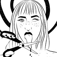 Anestesia. Creativit, Portrait Drawing, and Digital Illustration project by Laura Brunneis - 02.20.2020