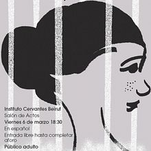 Nuevo proyectCartel Jaulas. Instituto Cervantes de Beirut.. Graphic Design project by Pablo Rebaque - 03.01.2020