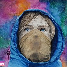 Mi Proyecto del curso: Técnicas modernas de acuarela. . Un proyecto de Pintura a la acuarela, Bellas Artes, Dibujo artístico y Dibujo de Retrato de connieberrios - 06.03.2020